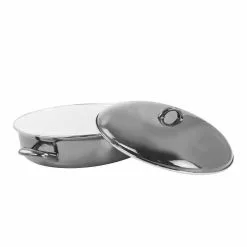 5 qt. Gray Enamel on Steel Braiser Pan with Lid by GIBSON HOME -Cookware Sales Shop gibson home braisers 985116482m c3 1000