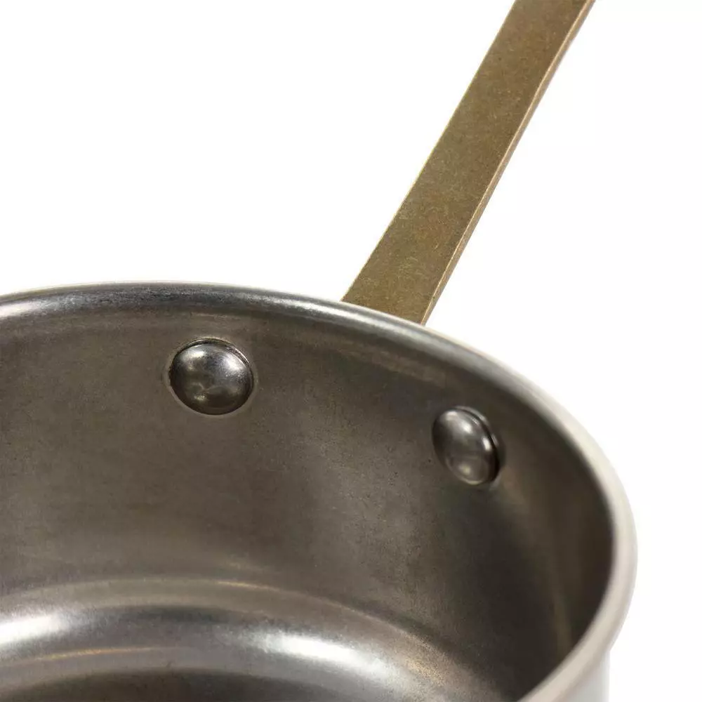 Normandie 3.9 in. x 0.23 qt. Stainless Steel Mini Saucepan in Silver and Gold by Gibson Home 7 Normandie 3.9 in. x 0.23 qt. Stainless Steel Mini Saucepan in Silver and Gold by Gibson Home - Image 5