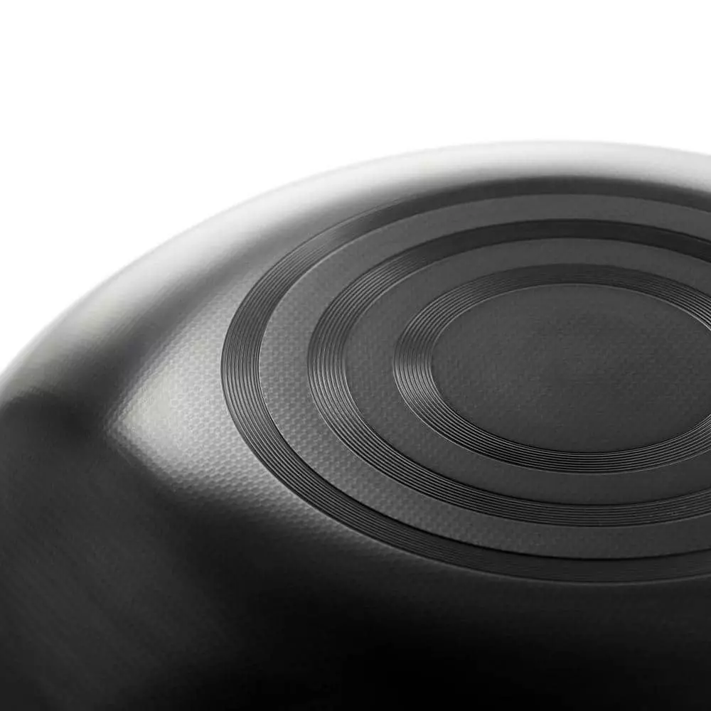 Debossed 13 in. Black Heavy Gauge Carbon Steel Wok by GIBSON HOME 7 Debossed 13 in. Black Heavy Gauge Carbon Steel Wok by GIBSON HOME - Image 5