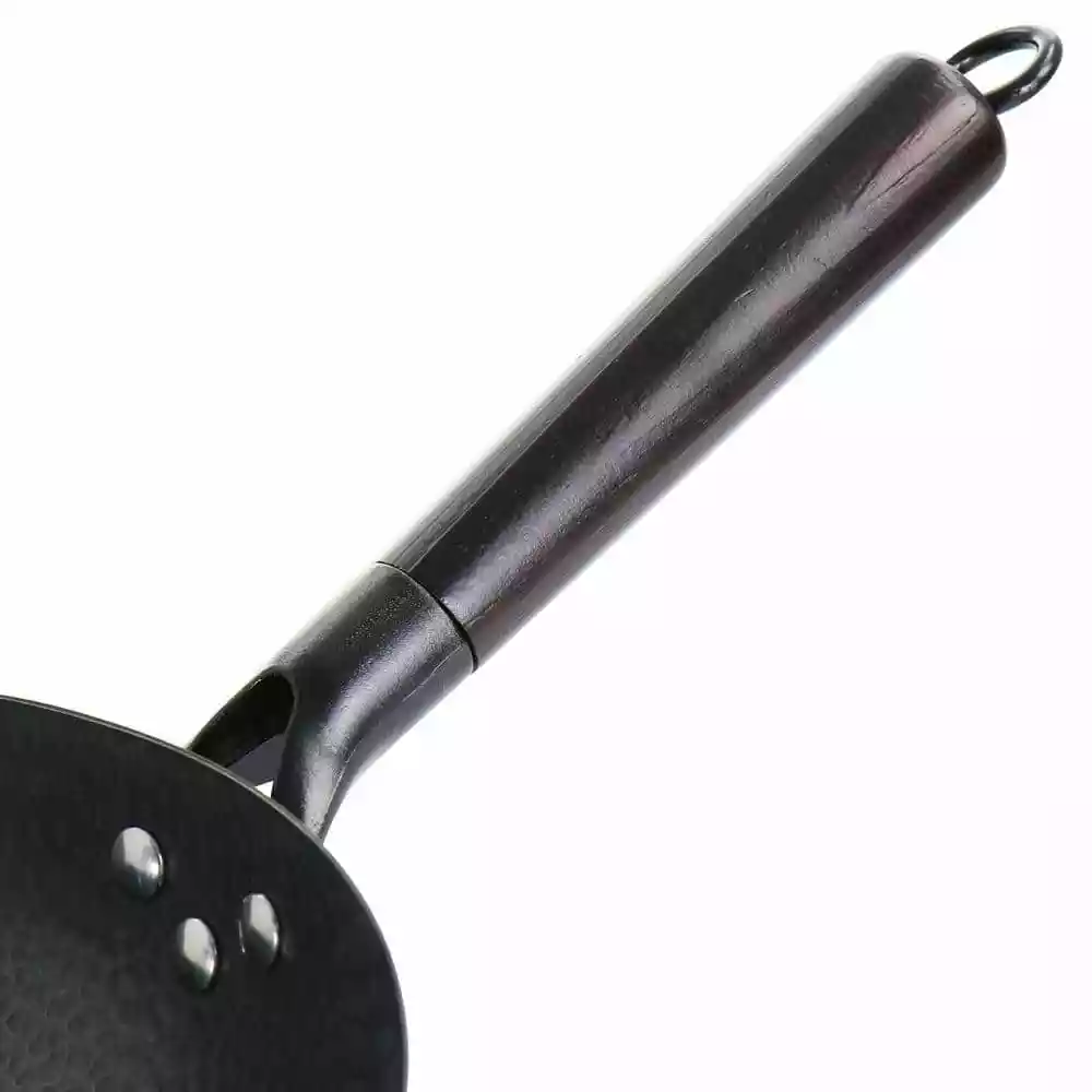 Hammered 13 in. Black Heavy Gauge Carbon Steel Wok by GIBSON HOME 7 Hammered 13 in. Black Heavy Gauge Carbon Steel Wok by GIBSON HOME - Image 5