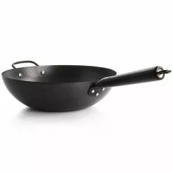 Hammered 13 in. Black Heavy Gauge Carbon Steel Wok by GIBSON HOME 10 Hammered 13 in. Black Heavy Gauge Carbon Steel Wok by GIBSON HOME -Cookware Sales Shop gibson home woks stir fry pans 985114015m 4f 1000