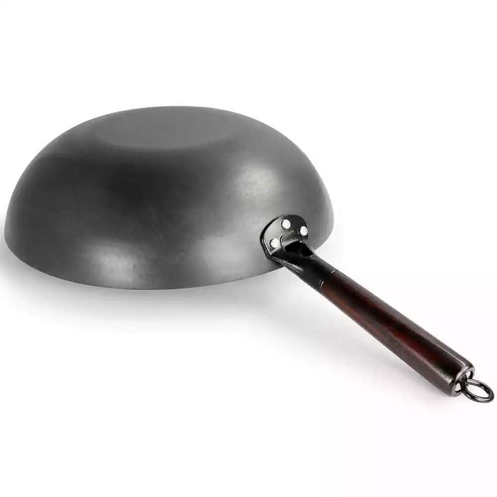 Hammered 13 in. Black Heavy Gauge Carbon Steel Wok by GIBSON HOME 4 Hammered 13 in. Black Heavy Gauge Carbon Steel Wok by GIBSON HOME - Image 2