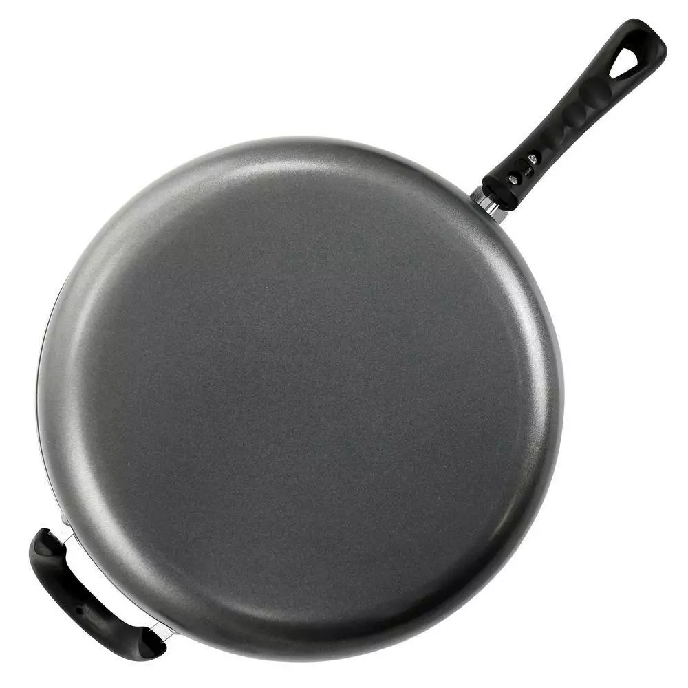 3 qt. Aluminum Highberry Grey Chicken Fryer Saute Pan with Lid by Gibson 8 3 qt. Aluminum Highberry Grey Chicken Fryer Saute Pan with Lid by Gibson - Image 6