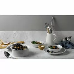 Gordon Ramsay Maze 2.5 qt. Light Grey Stoneware Rectangular Roasting Pan by Royal Doulton Exclusively for Gordon Ramsay 12 Gordon Ramsay Maze 2.5 qt. Light Grey Stoneware Rectangular Roasting Pan by Royal Doulton Exclusively for Gordon Ramsay -Cookware Sales Shop glazed roasting pans 1054425 44 1000
