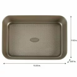 Pro Series 0.8 qt. Steel Deep Roasting Pans with Diamond Base by Kitchen Details 14 Pro Series 0.8 qt. Steel Deep Roasting Pans with Diamond Base by Kitchen Details -Cookware Sales Shop gold kitchen details roasting pans 28253 fa 1000
