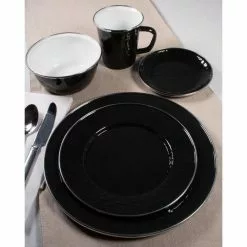 Solid Black 3 qt. Enamelware Saute Pan with Glass Lid by Golden Rabbit 7 Solid Black 3 qt. Enamelware Saute Pan with Glass Lid by Golden Rabbit -Cookware Sales Shop golden rabbit saute pans bk79 31 1000