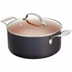5 Qt. Aluminum Non-Stick Ti-Ceramic Stock Pot with Glass Lid by Gotham Steel 7 5 Qt. Aluminum Non-Stick Ti-Ceramic Stock Pot with Glass Lid by Gotham Steel -Cookware Sales Shop gotham steel stock pots 1049 c3 1000