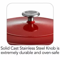 Gourmet 6.5 qt. Round Enameled Cast Iron Dutch Oven in Gradated Red with Lid by Tramontina 14 Gourmet 6.5 qt. Round Enameled Cast Iron Dutch Oven in Gradated Red with Lid by Tramontina -Cookware Sales Shop gradated red tramontina dutch ovens 80131 048ds 44 1000