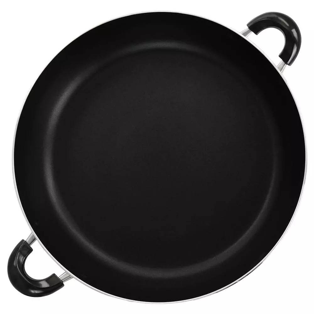 Professional Results 16 in. Aluminum Nonstick Stovetop Deep Frying Pan in Granite with Lid by Better Chef 5 Professional Results 16 in. Aluminum Nonstick Stovetop Deep Frying Pan in Granite with Lid by Better Chef - Image 3