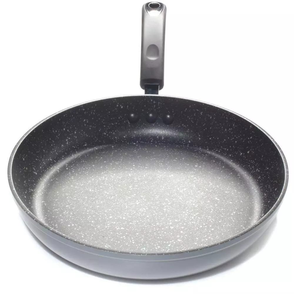 Stone Earth 12 in. Aluminum Ceramic Nonstick Frying Pan in Granite Gray by Ozeri 11 Stone Earth 12 in. Aluminum Ceramic Nonstick Frying Pan in Granite Gray by Ozeri - Image 9