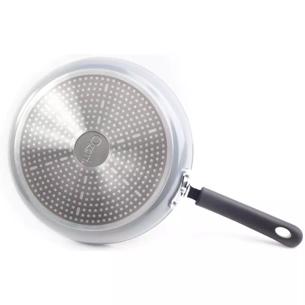 Stone Earth 12 in. Aluminum Ceramic Nonstick Frying Pan in Granite Gray by Ozeri 6 Stone Earth 12 in. Aluminum Ceramic Nonstick Frying Pan in Granite Gray by Ozeri - Image 4