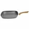 Stone & Wood 11 in. Aluminum Nonstick Grill Pan in Granite by Tognana 1 Stone & Wood 11 in. Aluminum Nonstick Grill Pan in Granite by Tognana -Cookware Sales Shop granite tognana grill pans v77al47mgrw 64 1000