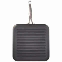 10.5 in. Aluminum Ti-Ceramic Non-Stick Square Grill Pan by Gotham Steel 7 10.5 in. Aluminum Ti-Ceramic Non-Stick Square Grill Pan by Gotham Steel -Cookware Sales Shop graphite gotham steel grill pans 1093 4f 1000