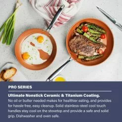 Professional 13-Piece Hard Anodized Aluminum Ti-Ceramic Nonstick Cookware Set by Gotham Steel -Cookware Sales Shop graphite gotham steel pot pan sets 1838 76 1000