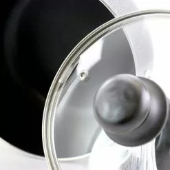 2 qt. Round Aluminum Nonstick Dutch Oven in Gray with Glass Lid by Better Chef -Cookware Sales Shop gray better chef dutch ovens 98580233m 4f 1000