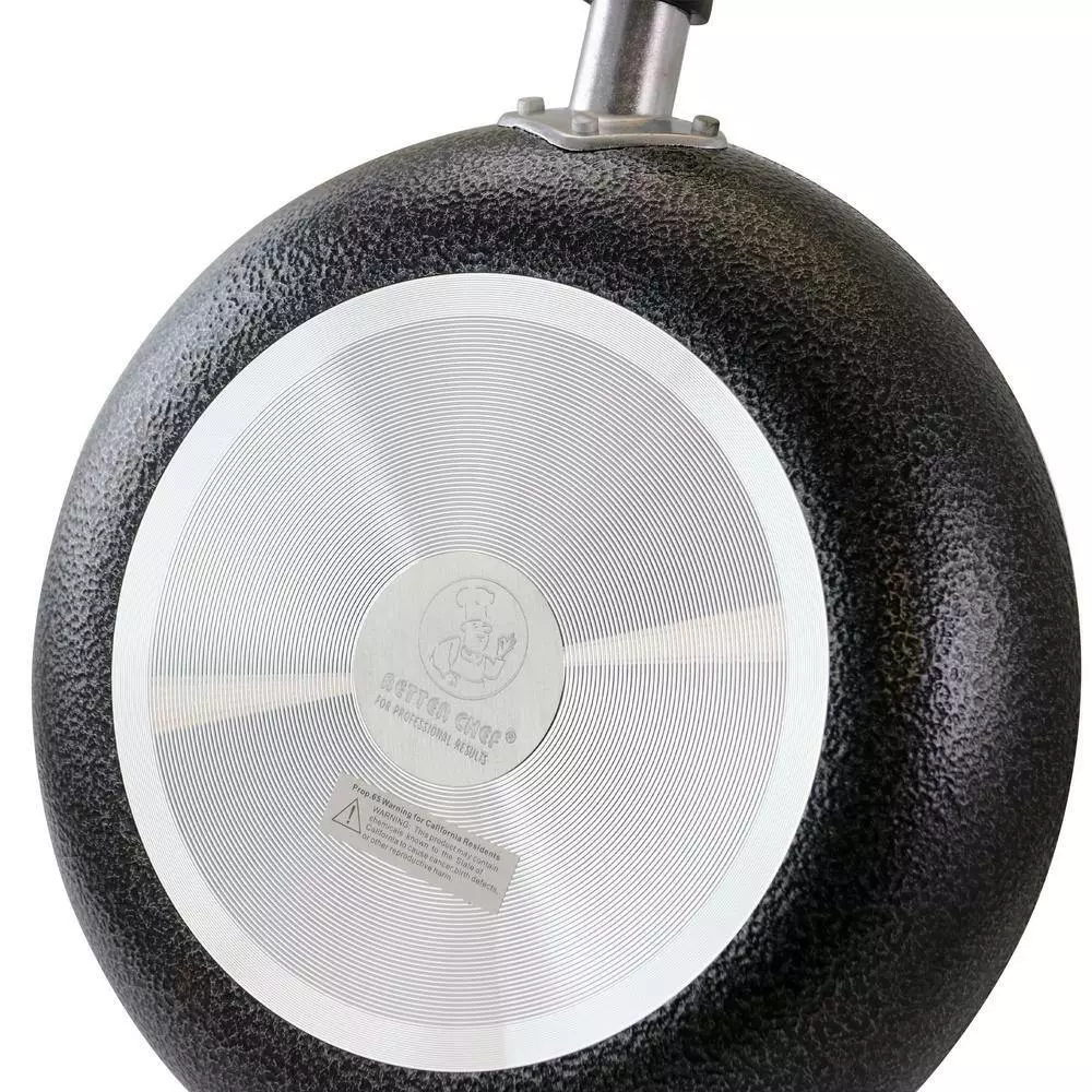 12 in. Aluminum Nonstick Frying Pan in Gray by Better Chef 4 12 in. Aluminum Nonstick Frying Pan in Gray by Better Chef - Image 2