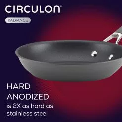 Radiance 3-Piece Hard-Anodized Aluminum Nonstick Skillet Set in Gray by Circulon 11 Radiance 3-Piece Hard-Anodized Aluminum Nonstick Skillet Set in Gray by Circulon -Cookware Sales Shop gray circulon skillets 83912 1f 1000