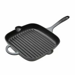 Halo Cast Iron Griddle Pan with Grip Handle by Denby