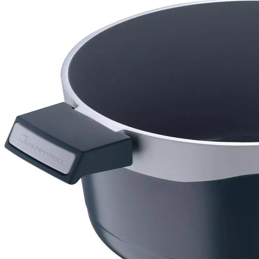 Gastro Ceramic Cast Aluminum 4.8 qt. Dutch Oven with Tempered Glass Lid by MasterPRO 6 Gastro Ceramic Cast Aluminum 4.8 qt. Dutch Oven with Tempered Glass Lid by MasterPRO - Image 4