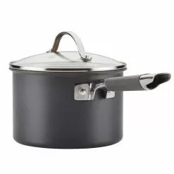 11-Piece Gray Glide Pro Hard-Anodized Nonstick Cookware Set by Farberware -Cookware Sales Shop gray farberware pot pan sets 80183 44 1000