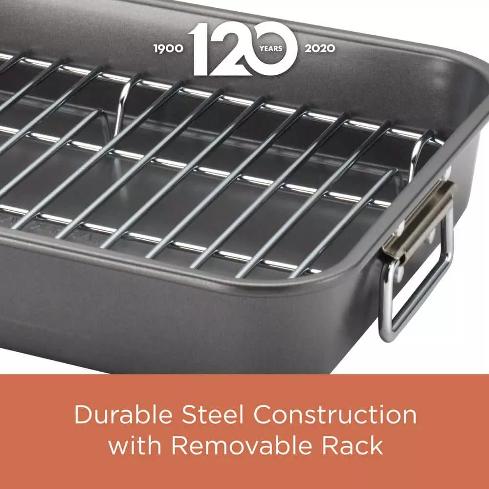 Bakeware Steel Roasting Pan by Farberware 9 Bakeware Steel Roasting Pan by Farberware - Image 7