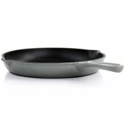 2 Piece 7 qt. Enameled Cast Iron Casserole and 10.25 in. Skillet in Gray by MegaChef 9 2 Piece 7 qt. Enameled Cast Iron Casserole and 10.25 in. Skillet in Gray by MegaChef -Cookware Sales Shop gray megachef pot pan sets 985118946m 4f 1000