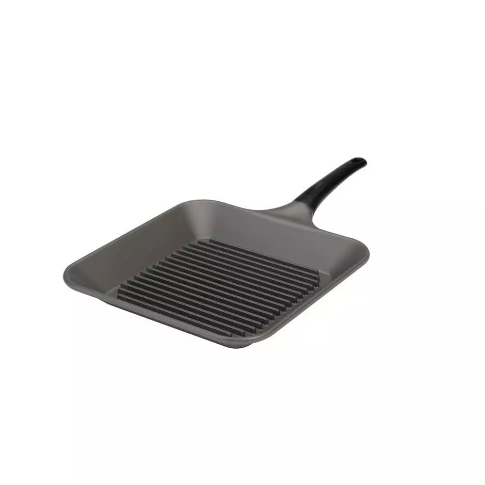 Pro Cast 10.5 in. Cast Aluminum Nonstick Grill Pan in Gray by Nordic Ware 3 Pro Cast 10.5 in. Cast Aluminum Nonstick Grill Pan in Gray by Nordic Ware