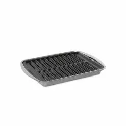 17.5 in. Cast Aluminum Grill Pan in Gray by Nordic Ware
