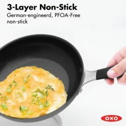 Good Grips 10 in. Hard-Anodized Aluminum Nonstick Frying Pan in Gray by OXO 9 Good Grips 10 in. Hard-Anodized Aluminum Nonstick Frying Pan in Gray by OXO -Cookware Sales Shop gray oxo skillets cc002662 001 4f 1000