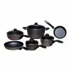 Classic Series 10-Piece Cast Aluminum Nonstick Cookware Set in Gray by Swiss Diamond -Cookware Sales Shop gray swiss diamond pot pan sets 6010 64 1000