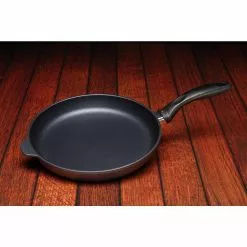 Classic Series 11 in. Cast Aluminum Nonstick Round Frying Pan in Gray by Swiss Diamond -Cookware Sales Shop gray swiss diamond skillets 6428 4f 1000