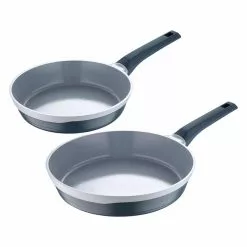 2-Piece Gastro Ceramic Durable Cast Aluminum Fry Pan Set by MasterPRO