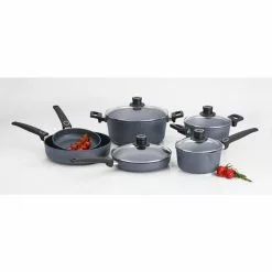 Diamond LITE 10-Piece Cast Aluminum Nonstick Cookware Set in Gray by Woll 8 Diamond LITE 10-Piece Cast Aluminum Nonstick Cookware Set in Gray by Woll -Cookware Sales Shop gray woll pot pan sets wset10dp 4f 1000