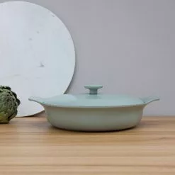 Ron 3-Piece Green Cast Iron Tajine Set by BergHOFF 12 Ron 3-Piece Green Cast Iron Tajine Set by BergHOFF -Cookware Sales Shop green and white berghoff stock pots 2219010 44 1000