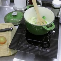 Neo 3-Piece Cast Iron Cookware Set in Green by BergHOFF -Cookware Sales Shop green berghoff pot pan sets 2211632 31 1000