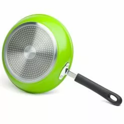 Green Earth 10 in. Aluminum Ceramic Nonstick Frying Pan in Green by Ozeri -Cookware Sales Shop green ozeri skillets zp1 26 c3 1000