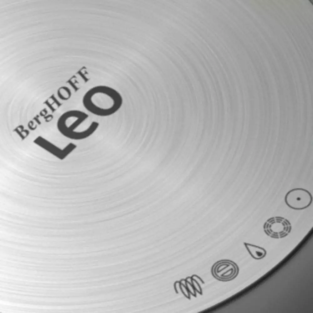 Leo 10 in. Aluminum Nonstick Grill Pan in Grey by BergHOFF 5 Leo 10 in. Aluminum Nonstick Grill Pan in Grey by BergHOFF - Image 3