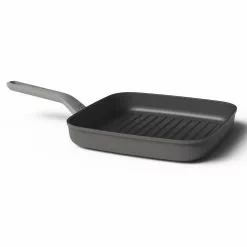 Leo 10 in. Aluminum Nonstick Grill Pan in Grey by BergHOFF