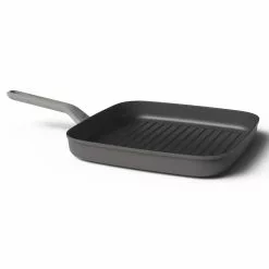 Leo 3.25 in. Aluminum Nonstick Grill Pan in Grey by BergHOFF