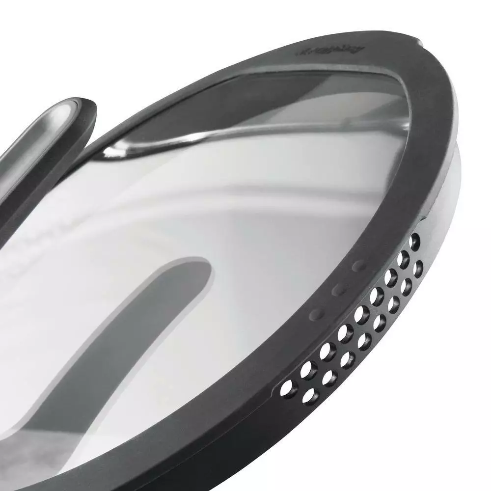 GEM Stay Cool 3.5 qt. Cast Aluminum Nonstick Saute Pan in Gray with Glass Lid and Dual Handles by BergHOFF 6 GEM Stay Cool 3.5 qt. Cast Aluminum Nonstick Saute Pan in Gray with Glass Lid and Dual Handles by BergHOFF - Image 4