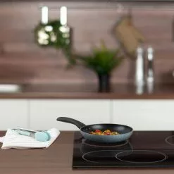 Venus 8 in. Aluminum Pressed Nonstick Speckle Frying Pan in Black and Grey by Unbranded -Cookware Sales Shop grey skillets 30200 31 1000