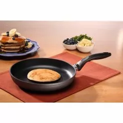 Classic Series 9.5 in. Cast Aluminum Nonstick Frying Pan in Grey with Glass Lid by Swiss Diamond 7 Classic Series 9.5 in. Cast Aluminum Nonstick Frying Pan in Grey with Glass Lid by Swiss Diamond -Cookware Sales Shop grey swiss diamond skillets 6424c 4f 1000