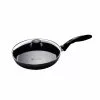 Classic Series 9.5 in. Cast Aluminum Nonstick Frying Pan in Grey with Glass Lid by Swiss Diamond 2 Classic Series 9.5 in. Cast Aluminum Nonstick Frying Pan in Grey with Glass Lid by Swiss Diamond -Cookware Sales Shop grey swiss diamond skillets 6424c 64 1000