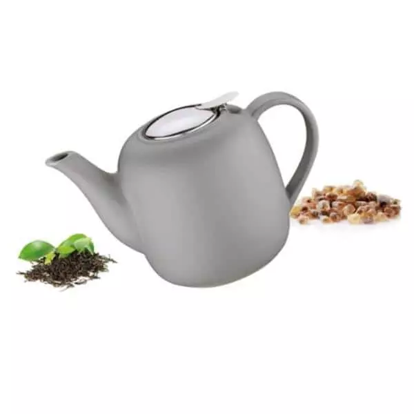 "London" Ceramic Teapot, Gray 50 fl. oz. by KUCHENPROFI 5 "London" Ceramic Teapot, Gray 50 fl. oz. by KUCHENPROFI - Image 3