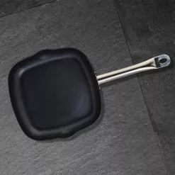 11.1 in. x 9.45 in. Nonstick Black Aluminum Griddle by BERGNER -Cookware Sales Shop griddles bgus12024blk 76 1000