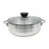 15.5 in. Aluminum Caldero with Glass Lid by Home Basics -Cookware Sales Shop home basics stock pots ac10389 64 1000