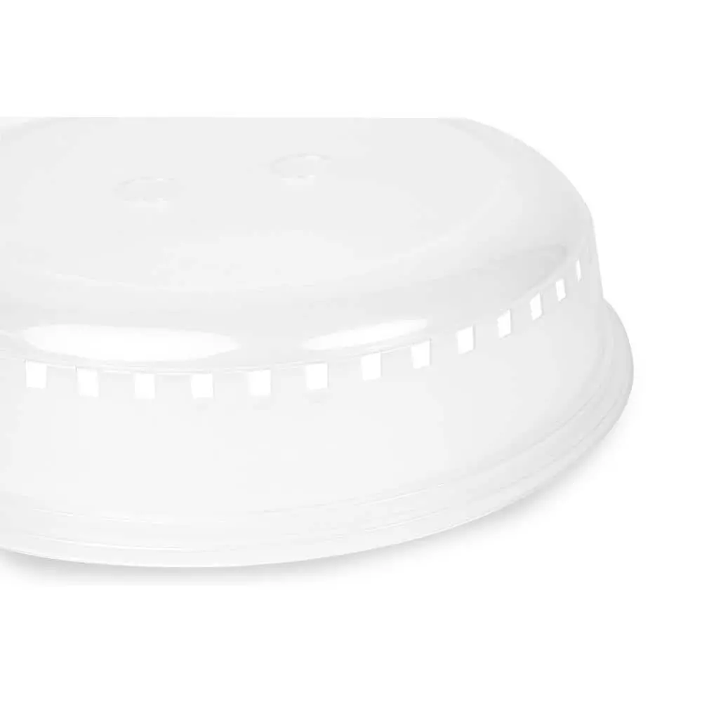 HCMPCS10CL 10 in. Plastic Microwave Plate COver Lid by HomeCraft 5 HCMPCS10CL 10 in. Plastic Microwave Plate COver Lid by HomeCraft - Image 3