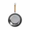 Joyce Chen 12 in. Silver Carbon Steel Stir-Fry Pan with Birchwood Handle by Honey-Can-Do