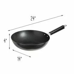 Joyce Chen Professional Series 12 in. Black Carbon Steel Excalibur Nonstick Stir Fry Pan with Phenolic Handle by Honey-Can-Do 9 Joyce Chen Professional Series 12 in. Black Carbon Steel Excalibur Nonstick Stir Fry Pan with Phenolic Handle by Honey-Can-Do -Cookware Sales Shop honey can do woks stir fry pans j22 0030 1f 1000