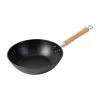 Joyce Chen Professional Series Small 11.5 in. Dia. Black Cast Iron Wok with Maple Handle by Honey-Can-Do 2 Joyce Chen Professional Series Small 11.5 in. Dia. Black Cast Iron Wok with Maple Handle by Honey-Can-Do -Cookware Sales Shop honey can do woks stir fry pans j23 0003 64 1000